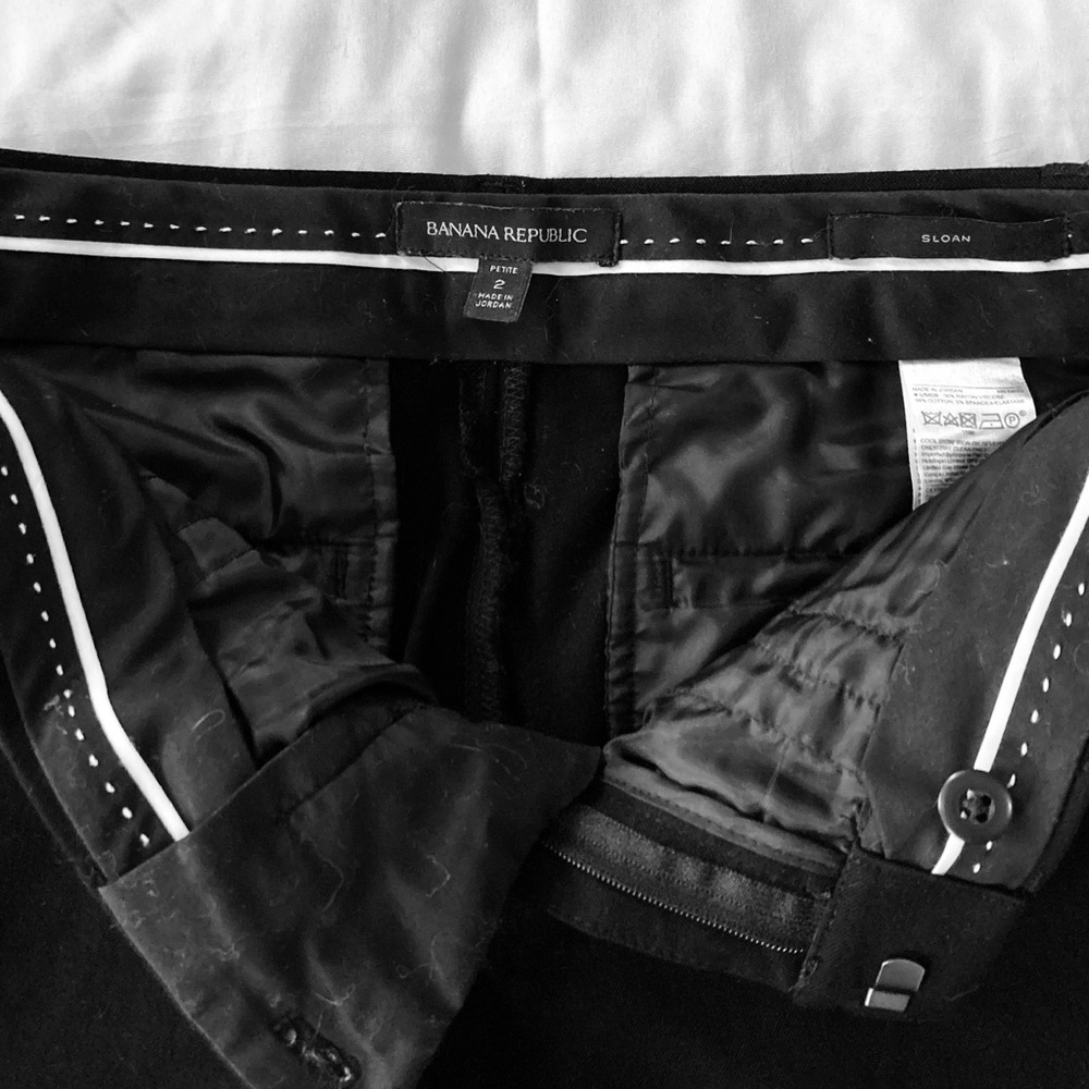 Banana Republic Sloan Black Slim Pant - Picture 7 of 11